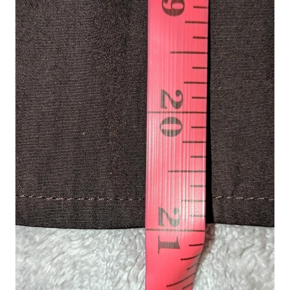 Madewell NW627 Puff Sleeve Band Collar Button Down Shirt Brown XXS NWT $80 - Picture 7 of 10